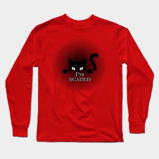 Scared cat Long Sleeve T-Shirt